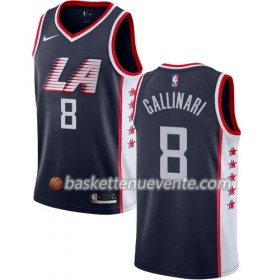Maillot Basket Los Angeles Clippers Danilo Gallinari 8 2018-19 Nike City Edition Navy Swingman - Homme